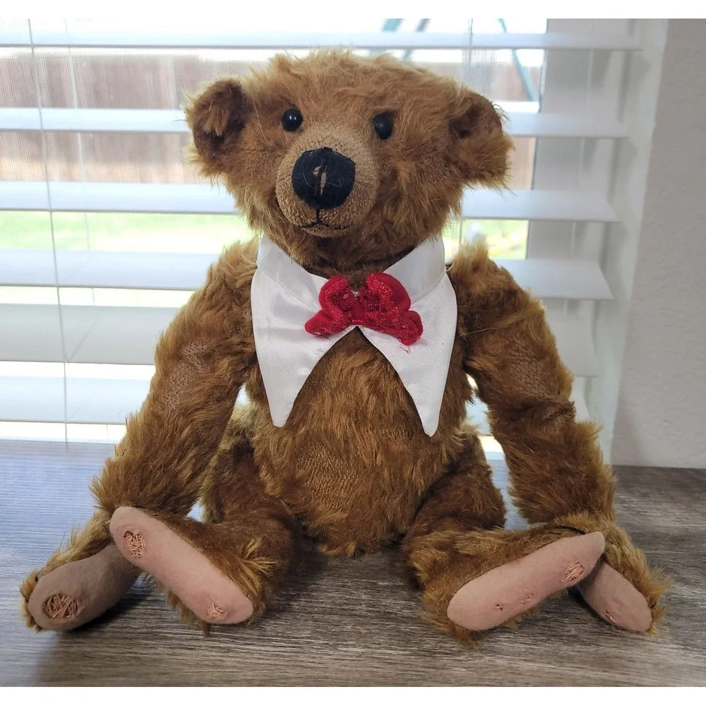 Vintage 1990 Tammies' Teddys' Primitive Mohair Teddy Bear Tammie Lawrence‎ 16